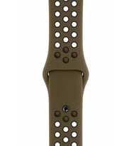 Pazariz Apple Watch Uyumlu 42-44-45 Mm Bileklik Spor Band Kordon Kahverengi (Sarı)