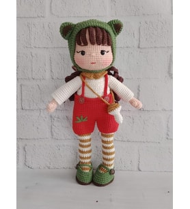 Hazel Bebek Amigurumi Organik Oyuncak