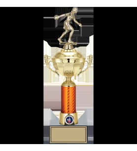 ODAK KUPA - Figürlü Kupalar - Bowling Kadın Figürlü Kupalar FG-056 C - 40 cm