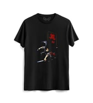 Attack On Tıtan Baskılı  Siyah Tshirt