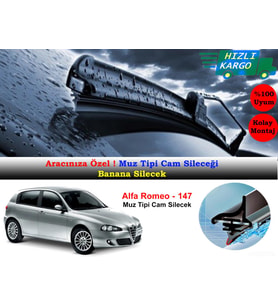 Alfa Romeo 147 Muz Silecek Takımı 2005-2009