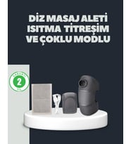 Isıtmalı Titreşimli Diz Masaj Cihazı 3D Rezonans Teknolojili