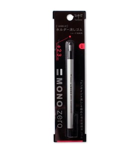 TOMBOW MONO ZERO KALEM SİLGİ YUVARLAK UÇ GÜMÜŞ