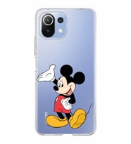 Xiaomi Mi 11 Lite Uyumlu Kapak Mickey Mouse Tasarımlı Şeffaf Silikon Kılıf