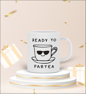 Ready To Partea Tasarımlı Kupa Bardak