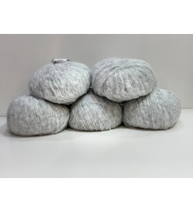 İhraç Fazlası KAZ TÜYÜ FEATHER Örgü ipi 500gr - Gri