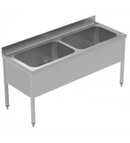 Electrolux Professional Yıkama-süzme Tezgahı, 2 Evye (810x540x350 Mm) - 1800 Mm, Plus GVLP1802SE