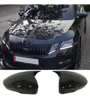 Skoda Octavia Mk3 Batman Yarasa Ayna Kapağı Piona Black ABS 2013-2020