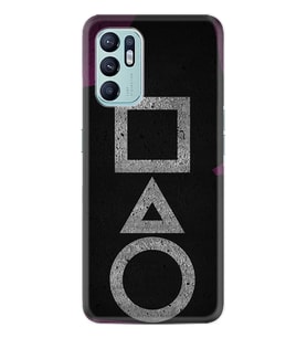Oppo Reno 6 Kılıf Silikon Desen Özel Seri Game Begin 1799