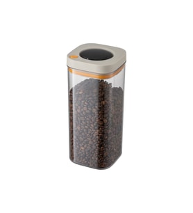 Pinmoo Kilitli Vakum Saklama Kabı 1800 Ml. Bej
