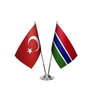 Gambiya İkili Masa Bayrağı