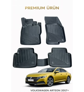 Volkswagen Arteon ile Uyumlu 3D Oto Paspas Premium