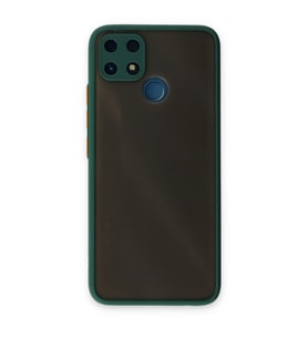 Realme C25 Kılıf Montreal Silikon Kapak - Yeşil