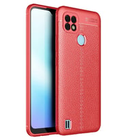 Newface Realme C21 Kılıf Auto Focus Kapak - Kırmızı