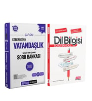 Pegem KPSS Vatandaşlık ve AKM Dil Bilgisi Soru Bankası Seti 2 Kitap