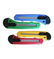 4 Adet Plastik Maket Bıçağı Falçata Geniş Büyük Boy