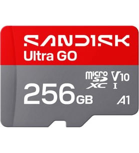 Go microSD UHS I Kart 256 GB, 190 MB/sn'ye kadar, Akıllı Telefonlar ve Tabletler için, 10 Y Garanti