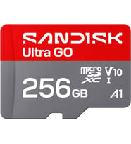 Go microSD UHS I Kart 256 GB, 190 MB/sn'ye kadar, Akıllı Telefonlar ve Tabletler için, 10 Y Garanti