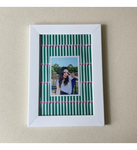 10X15 Fotoğraflı Duvar Çerçevesi (Beyaz)