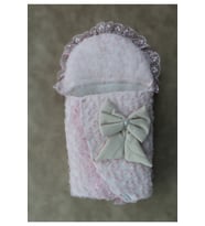 Bebek Kundağı Kız Bebek Dış Kundak Battaniyesi Hastane Çıkışı Kundak Battaniye Hediyelik KND45201 (Pembe)