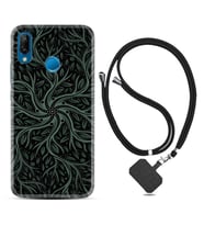 Huawei P20 Lite Mate 10 20 Lite Pro P40 Lite KılıfBoyun Askılı Silikon Sarmaşıklar 1675