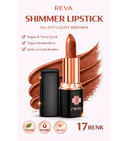 Shimmer Lipstick Light Brown No:917 Işıltılı Parlak Vegan Temiz Ruj