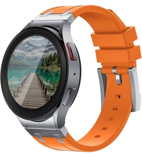 Galaxy Watch Uyumlu Kordon Hyper Galaxy Watch 6 5 4 40mm 44mm/Galaxy Watch 5 Pro 45mm/Watch 6 4 Classic 42mm 46mm 43mm 47mm/Active 2 ile Uyumlu Kordon Metal Apartlı 20mm Kordon