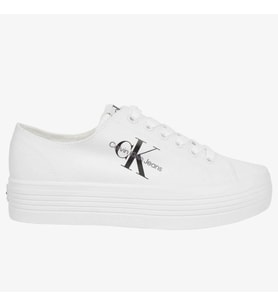 Calvin Klein Jeans Vult Flatform Essential Mono Womens Sneaker Kadın Günlük Spor Ayakkabı Beyaz