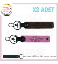 Motosiklet Aşıklarına Hediye, İsim Plaka ve A Rh (-) Kan Grubu Yazılı Anahtarlık, K Kahve-Pembe-Laci