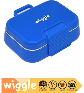 Bento 1030ml Lunchbox Tek Katlı 2 Bölmeli Paslanmaz Çelik Sefer Tası Yemek Kutusu