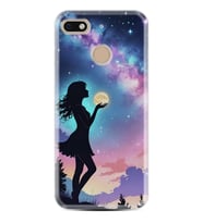GM8 GO Kılıf HD Resim Baskılı Woman in Moon StKd -005