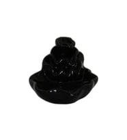 Geri Akış Buhurdanlık Tütsülük Seramik Şe Siyah Backflow C0902