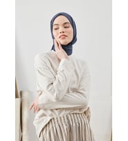 Gece Mavisi Fresh Scarfs Bambu Şal