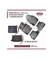 Ford-puma-alt-üst-(2020)-paspas+bagaj-havuzu+parktel+koku (Siyah - Beyaz)