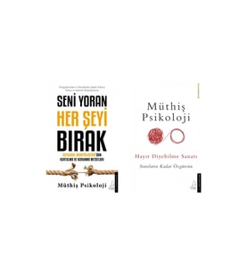 Hayır Diyebilme Sanatı + Seni Yoran Her Şeyi Bırak- 2 Kitap Set - Iş Bankası Özel Set Hayır Diyebilm