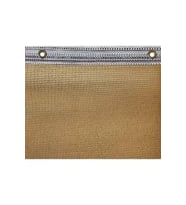 KREM 1x18mt Gölgelik File %95 Lik Gölgelik Kumaş Kolonlu Kuş Gözlü Çit Brandası