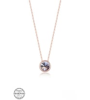 SWAROVSKİ TAŞLI  CRYSTAL 925 AYAR GÜMÜŞ KOLYE