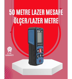 50 Metre Ölçüm Alan Mesafe Hesaplama