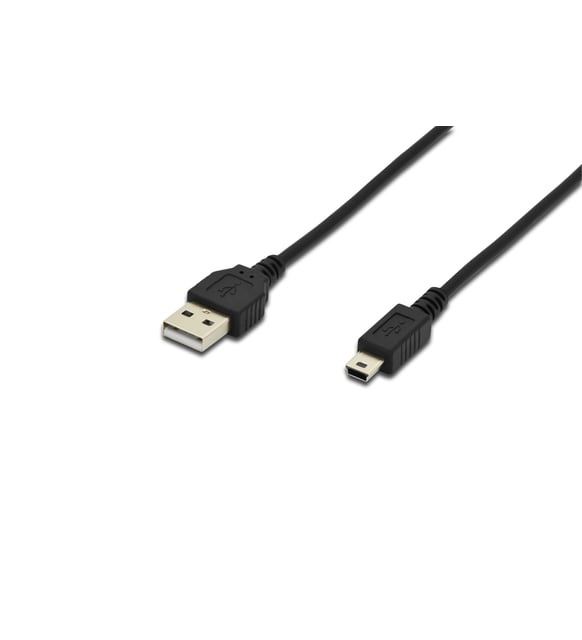 System-S USB 2.0 Kabel – USB-A Auf Mini-B 5-Pin, 10 Cm, Für Kameras & ältere Geräte