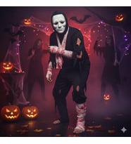 Halloween Cadılar Bayramı Dekor Örtüsü Kanlı 70 x 200 cm Sargı bezi Parti Aksesuarı