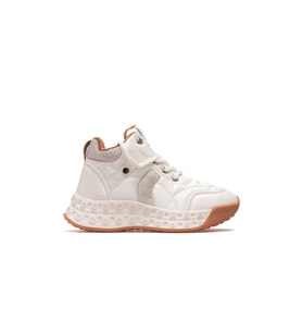 GUJA Kadın Deri Kürklü Sneaker Bot 25k 25k316 Z Bej