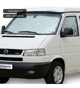 Motokaravan Ön ve Yan Camlar için Isı Yalıtım Güneşlik Volkswagen T4