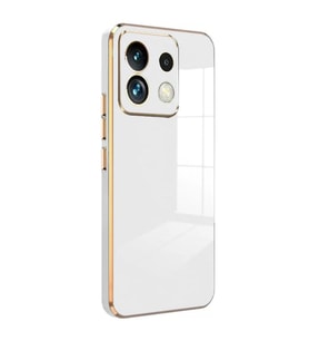 Xiaomi Poco M6 Pro 4g Kılıf Volet Silikon - Beyaz