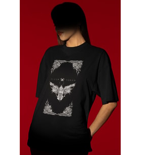 Tasarım Sleep Token Rock Metal Müzik Grubu Baskılı Unisex Oversize Tişört