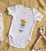 BK Kids Summer Vibes Tasarımlı Bebek Body Zıbın - Model 1