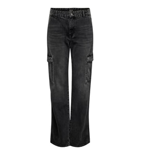 Only Onljune High Waist Kadın Denim Pantolon (Siyah)
