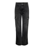 Only Onljune High Waist Kadın Denim Pantolon (Siyah)