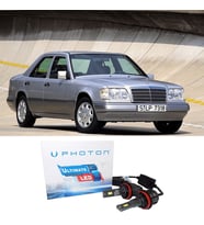 Mercedes E W124 Led Xenon Uzun + Kısa Far Ampulü H4 Ultimate Yeni Seri Beyaz