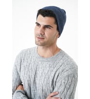 Chuba Erkek Selanik Örgü Bere İndigo 25W4003