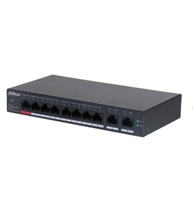 Dahua CS4010-8GT-110 8 Port PoE + 2 Port Uplink Full Gigabit Yönetilebilir Switch 110W
